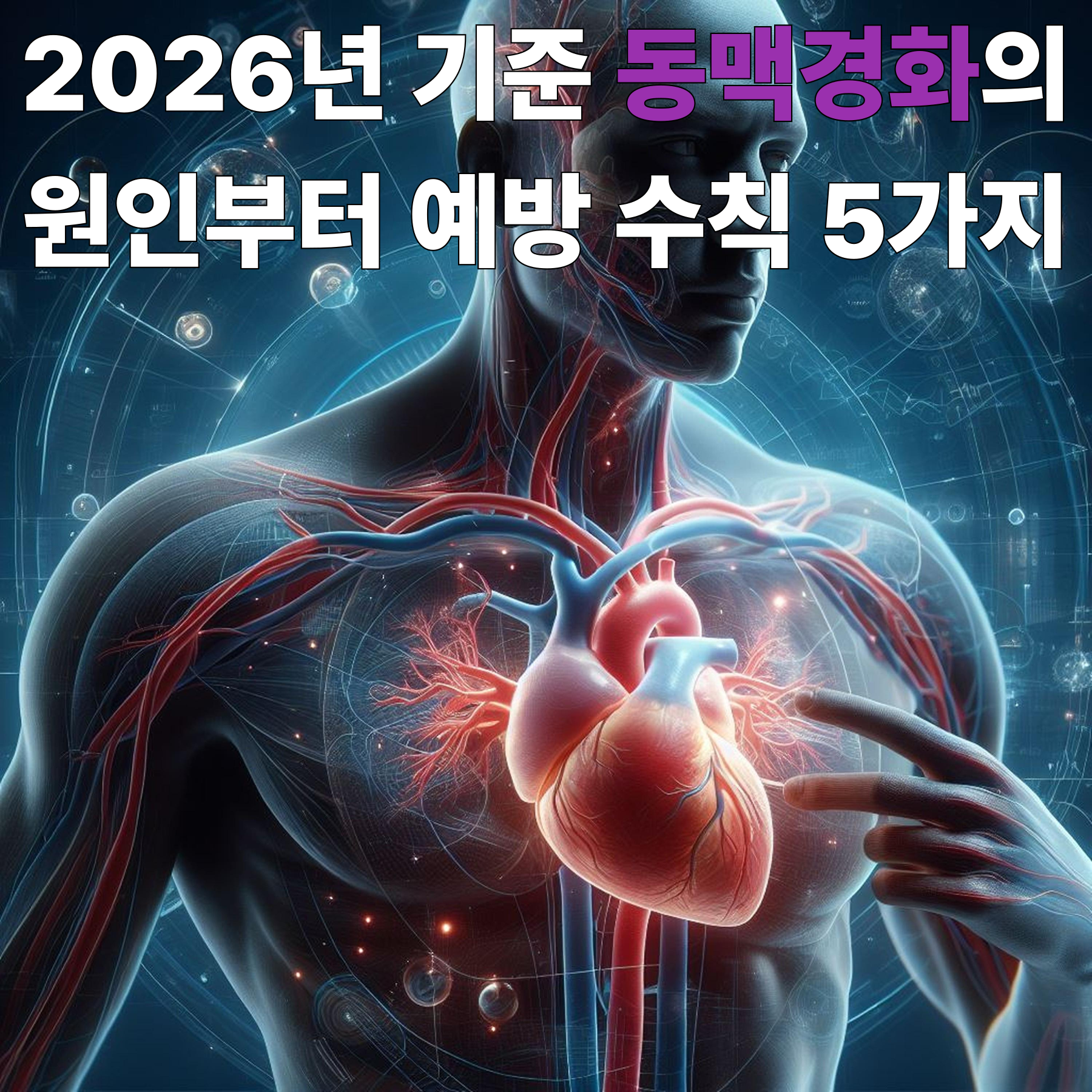 2026년 기준 동맥경화의 원인부터 예방 수칙 5가지