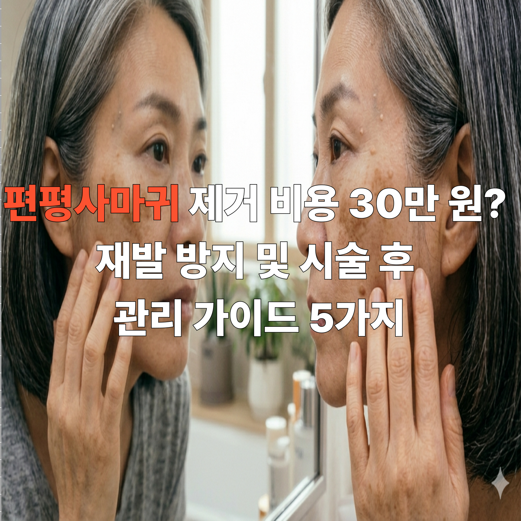 편평사마귀 제거 비용 30만 원? 재발 방지 및 시술 후 관리 가이드 5가지